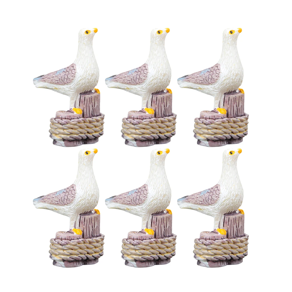 6pcs Resin Seagull Ornaments Simulation Decor Mini Garden Accessories Craft Toys Home Adornment Desktop Decor Eco Friendly
6pcs Resin Seagull Ornaments Simulation Decor Mini Garden Accessories Craft Toys Home Adornment Desktop Decor Eco Friendly