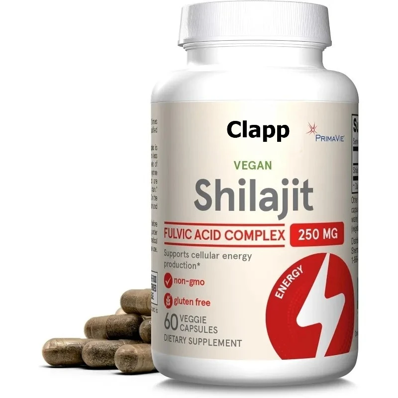 Shilajit Fulic Acid Compound Vegetarian Capsules - Cellular Energy Support Supplement - Gluten Free, 60 Capsules
Shilajit Fulic Acid Compound Vegetarian Capsules - Cellular Energy Support Supplement - Gluten Free, 60 Capsules
