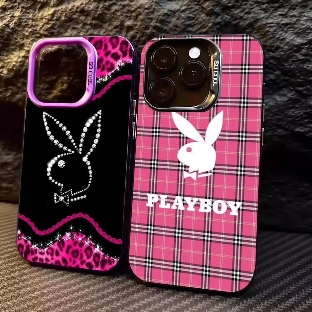 Cartoon Rabbit Printing Play-boy Phone Case For IPhone 17 16 15 14 11 12 13 Pro Max Pro Plus Colored Silver Cover
Cartoon Rabbit Printing Play-boy Phone Case For IPhone 17 16 15 14 11 12 13 Pro Max Pro Plus Colored Silver Cover