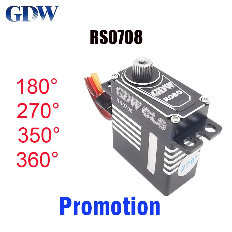 GDW RS0708 7,5 кг 20 г 0,08 сек 180 ° 270 ° 360 ° Высокоскоростной бессердечный двигатель, цельнометаллический микроцифровой сервопривод для радиоуправляемого автомобиля, самолета, робота
GDW RS0708 7,5 кг 20 г 0,08 сек 180 ° 270 ° 360 ° Высокоскоростной бессердечный двигатель, цельнометаллический микроцифровой сервопривод для радиоуправляемого автомобиля, самолета, робота