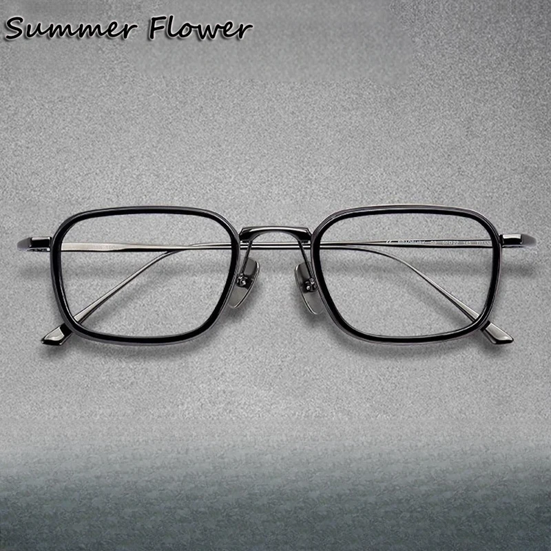 Acetate Titanium Gafas Slim Presbyopia Optical Frame Women Fashion Spectacle Male Student Eyewear Man Eyeglass for High Recipe
Acetate Titanium Gafas Slim Presbyopia Optical Frame Women Fashion Spectacle Male Student Eyewear Man Eyeglass for High Recipe