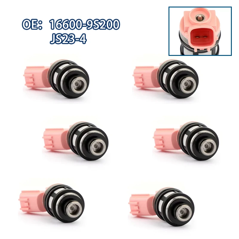 6pcs 16600-9S200 JS23-4 Fuel Injectors for Nissan Frontier Pathfinder Quest Xterra 3.3L VG33E JS234 16600-1B000 16600-1800
6pcs 16600-9S200 JS23-4 Fuel Injectors for Nissan Frontier Pathfinder Quest Xterra 3.3L VG33E JS234 16600-1B000 16600-1800
