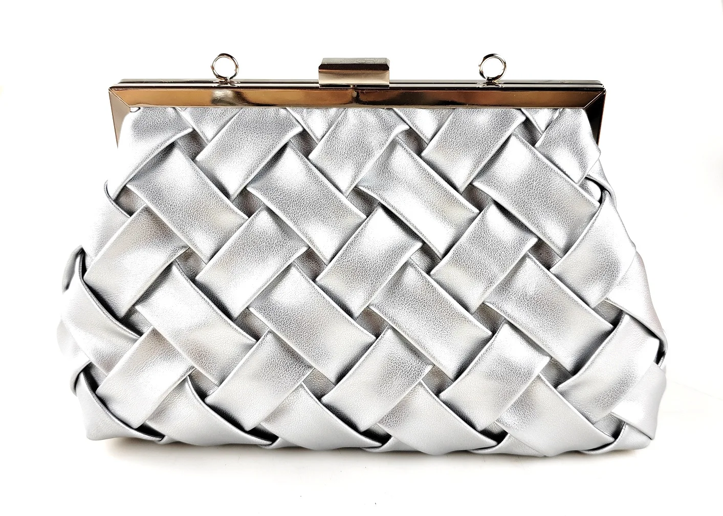 2025 Woven Plaid Shell Clutch - Trendy Textured Pleated Shoulder Bag With Chain Metallic Foil Party Clutch With Detachable Strap
2025 Woven Plaid Shell Clutch - Trendy Textured Pleated Shoulder Bag With Chain Metallic Foil Party Clutch With Detachable Strap
