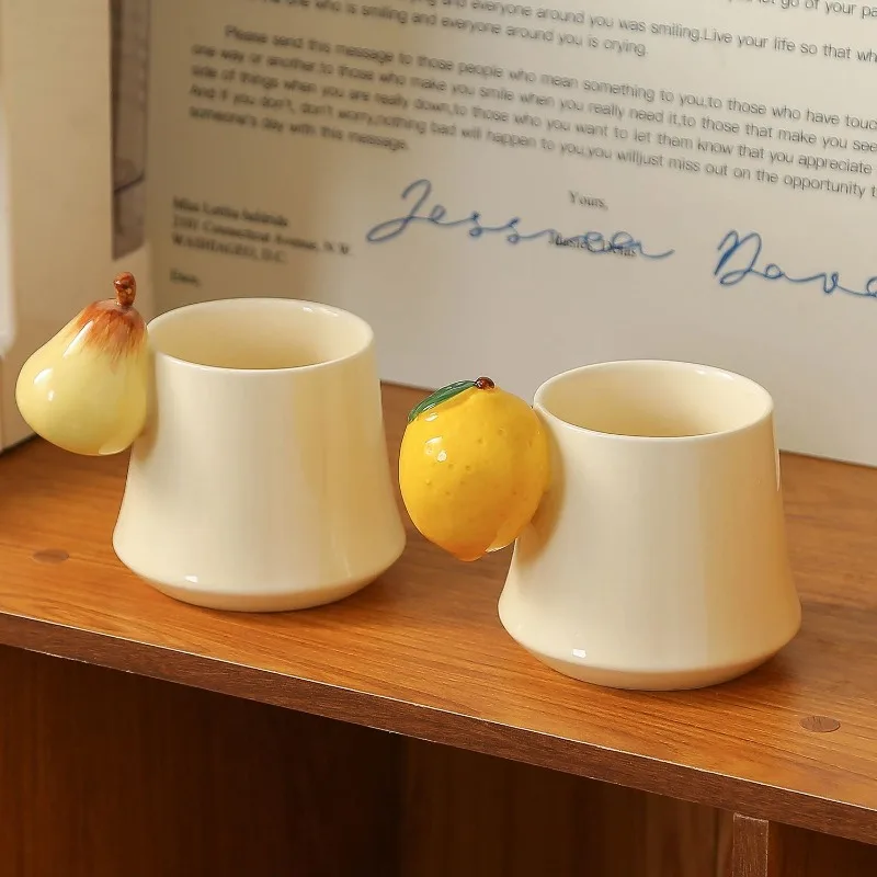 Cute Fruit Handle Ceramic Mug Creative Water Cup Coffee Cup High Beauty Home Milk Juice Cups Couple Gift Birthday Souvenir
Cute Fruit Handle Ceramic Mug Creative Water Cup Coffee Cup High Beauty Home Milk Juice Cups Couple Gift Birthday Souvenir