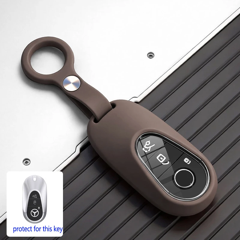 Premium Silicone Key Holder For Mercedes-Benz C Class S Class Maybach S480 W206 C200 C260L S400L Remote Key Fob with Keychain
Premium Silicone Key Holder For Mercedes-Benz C Class S Class Maybach S480 W206 C200 C260L S400L Remote Key Fob with Keychain