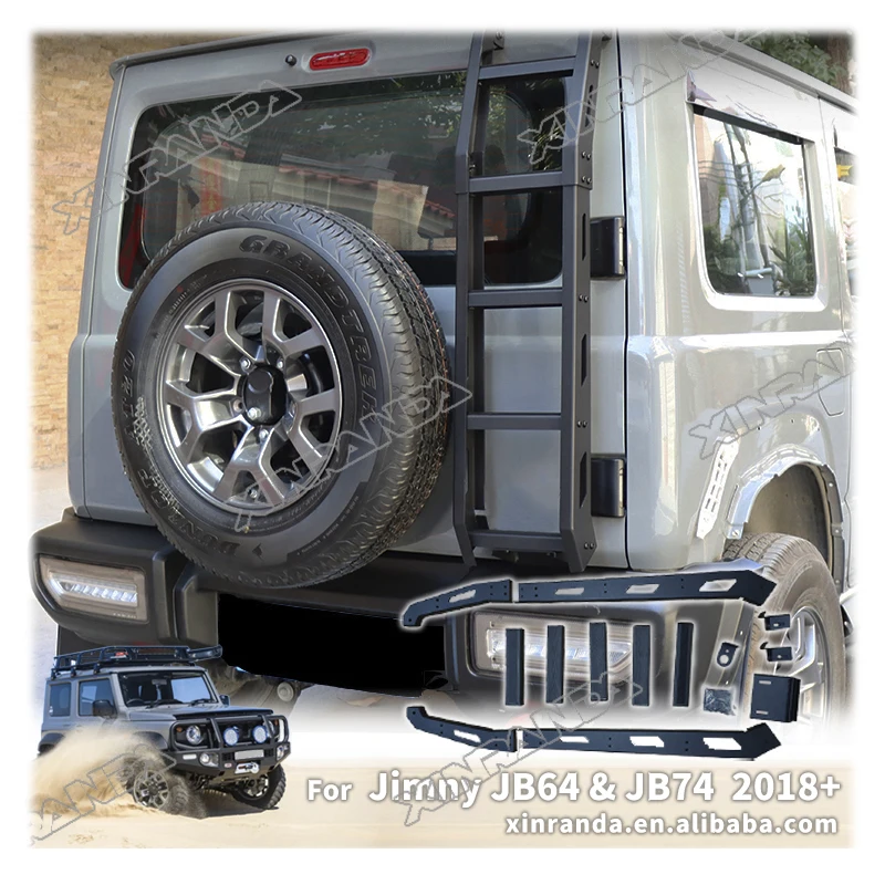 Лестница задней двери, алюминиевая задняя лестница для Suzuki Jimny JB64 JB74 JB64W JB74W JB74 JC74 2019 2020 2023 2024 2025
Лестница задней двери, алюминиевая задняя лестница для Suzuki Jimny JB64 JB74 JB64W JB74W JB74 JC74 2019 2020 2023 2024 2025