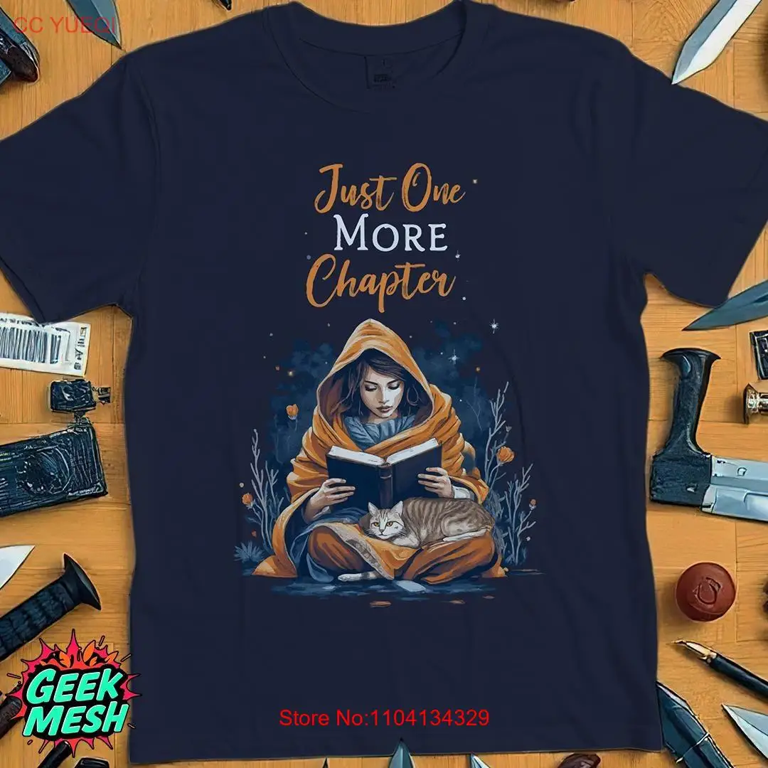 Just One More Chapter T Shirt Navy Blue with Cozy Reader and Cat Illustration Book Lover Funny Reading
Just One More Chapter T Shirt Navy Blue with Cozy Reader and Cat Illustration Book Lover Funny Reading