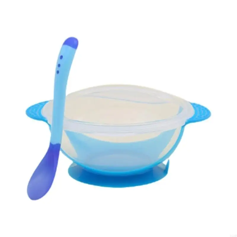 N1HB Infant Feeding Bowl Strong Suction Base with Temperature Sensing Spoon Safe Use
N1HB Infant Feeding Bowl Strong Suction Base with Temperature Sensing Spoon Safe Use