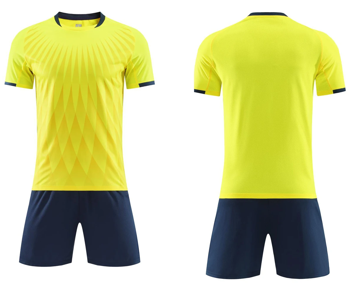2024 High quality Adult Customized logo Soccer Jersey outfits Kid Custom Soccer Uniform Quick Dry Football Jersey Training set
2024 High quality Adult Customized logo Soccer Jersey outfits Kid Custom Soccer Uniform Quick Dry Football Jersey Training set