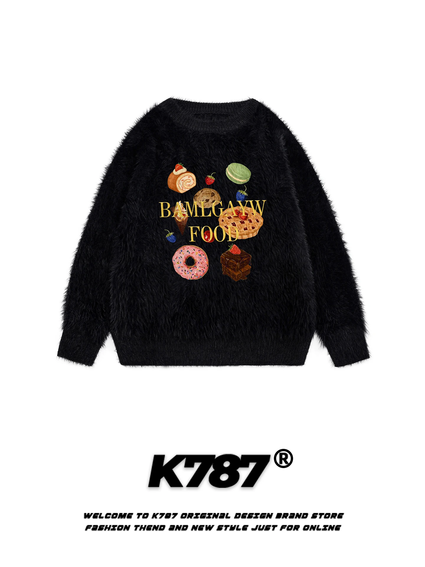 Американский повседневный стиль: свитер с круглым вырезом в форме пончика, женский, свободный, в студенческом стиле, мягкий, молодежный, повседневный, вязаный джемпер.
Американский повседневный стиль: свитер с круглым вырезом в форме пончика, женский, свободный, в студенческом стиле, мягкий, молодежный, повседневный, вязаный джемпер.