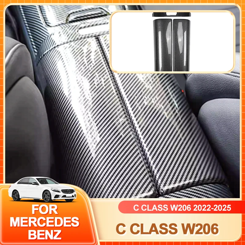 Interior Mouldings Car Armrest Box Panel Armrest Box Decorative Cover ABS plastic Carbon fiber For Mercedes Benz C Class W206 20
Interior Mouldings Car Armrest Box Panel Armrest Box Decorative Cover ABS plastic Carbon fiber For Mercedes Benz C Class W206 20