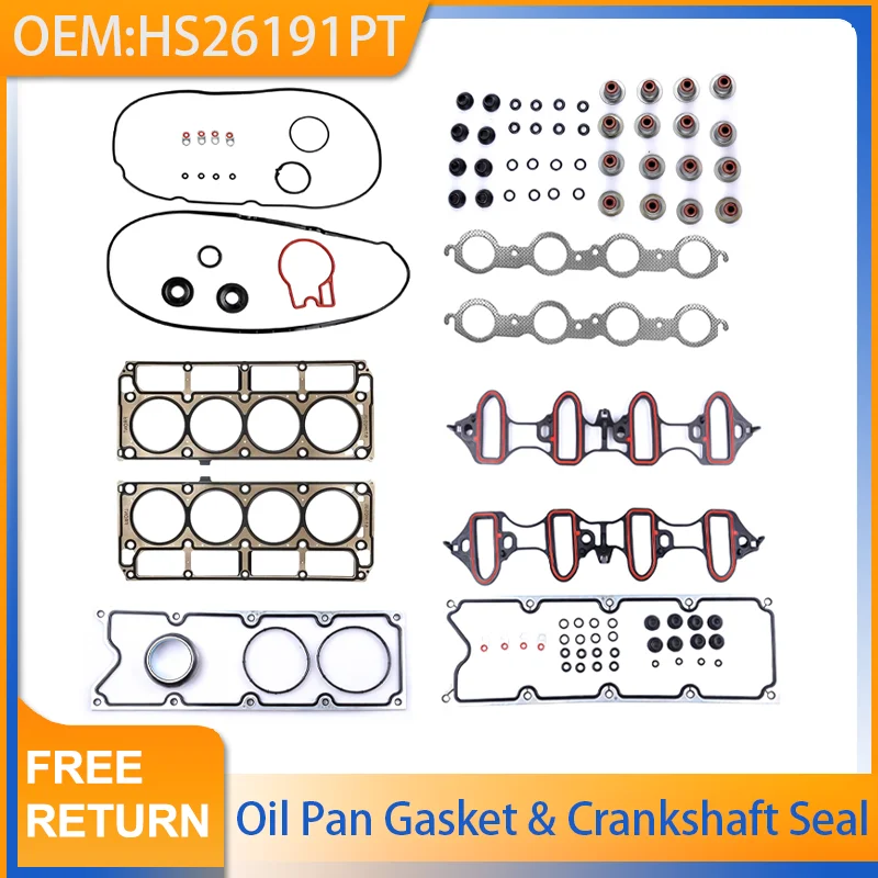 Full Head Gasket Set HS26191PT For Cadillac Escalade 02–05 Saab 9-7X 05–09 Isuzu Ascender 03–06 Hummer H3T 09
Full Head Gasket Set HS26191PT For Cadillac Escalade 02–05 Saab 9-7X 05–09 Isuzu Ascender 03–06 Hummer H3T 09
