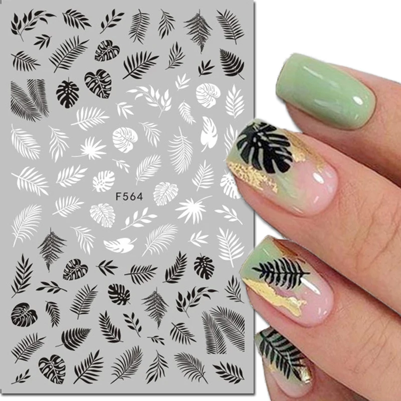 3d Nail Art Decals Tropical Palm Leaves Flowers Laces Faces Adhesive Sliders Nail Stickers Decoration For Nail Manicure
3d Nail Art Decals Tropical Palm Leaves Flowers Laces Faces Adhesive Sliders Nail Stickers Decoration For Nail Manicure