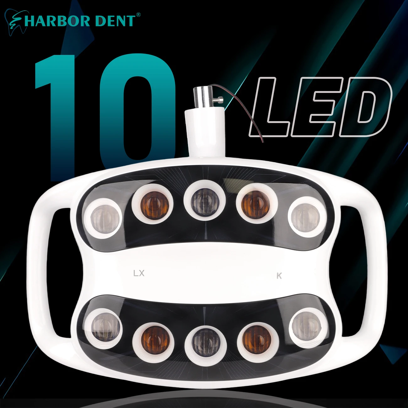 New 10 Bulbs Dental LED Light Dual-color Oral Lamp with 22mm to 26mm Adapter Ring Dental Chair Unit
New 10 Bulbs Dental LED Light Dual-color Oral Lamp with 22mm to 26mm Adapter Ring Dental Chair Unit