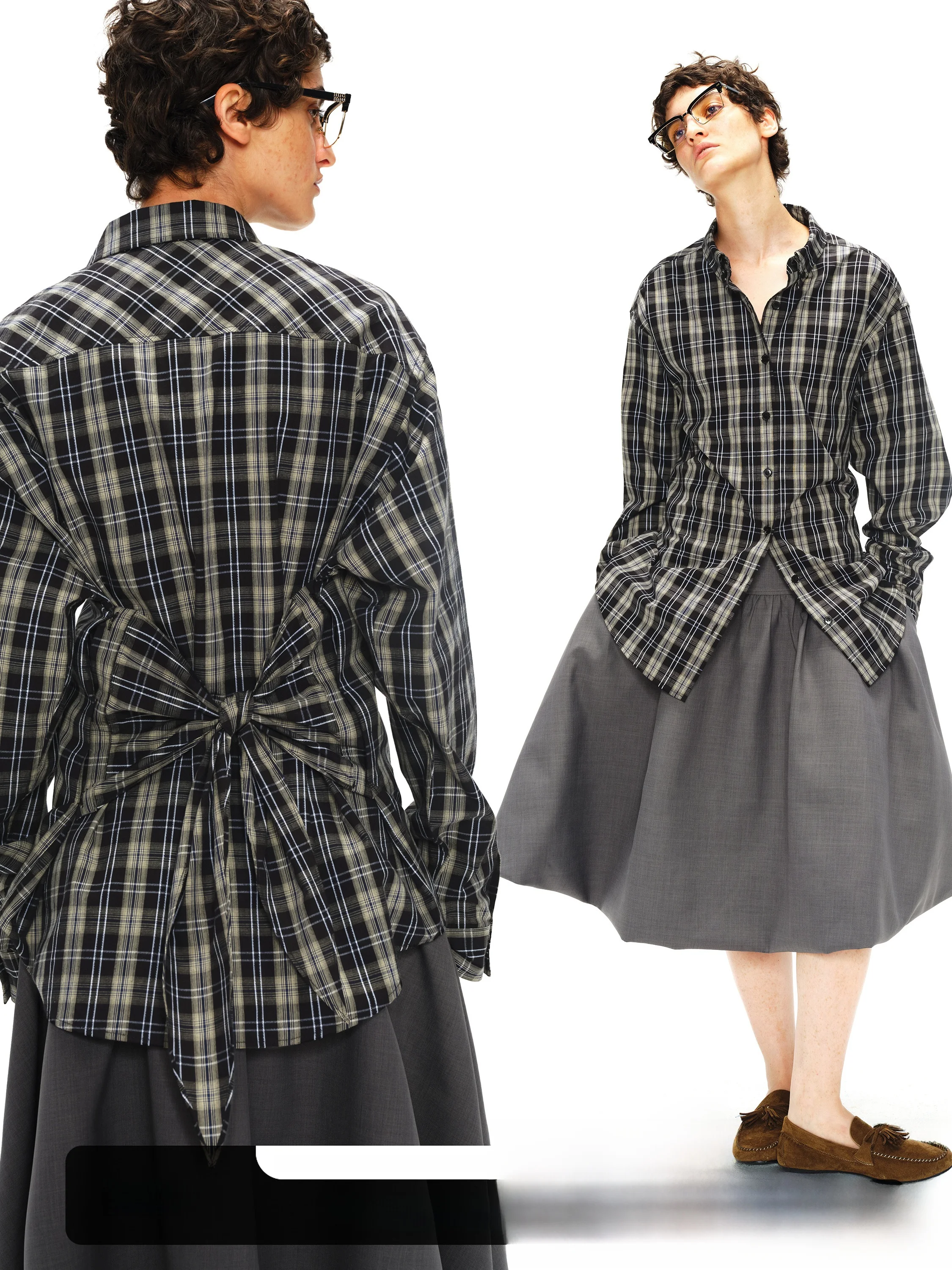 SMIIILE Vintage Loose Fit Plaid Cotton irt Women's Long Sve ex Sle Breathable Autumn Top with Tie Waist Design
SMIIILE Vintage Loose Fit Plaid Cotton irt Women's Long Sve ex Sle Breathable Autumn Top with Tie Waist Design