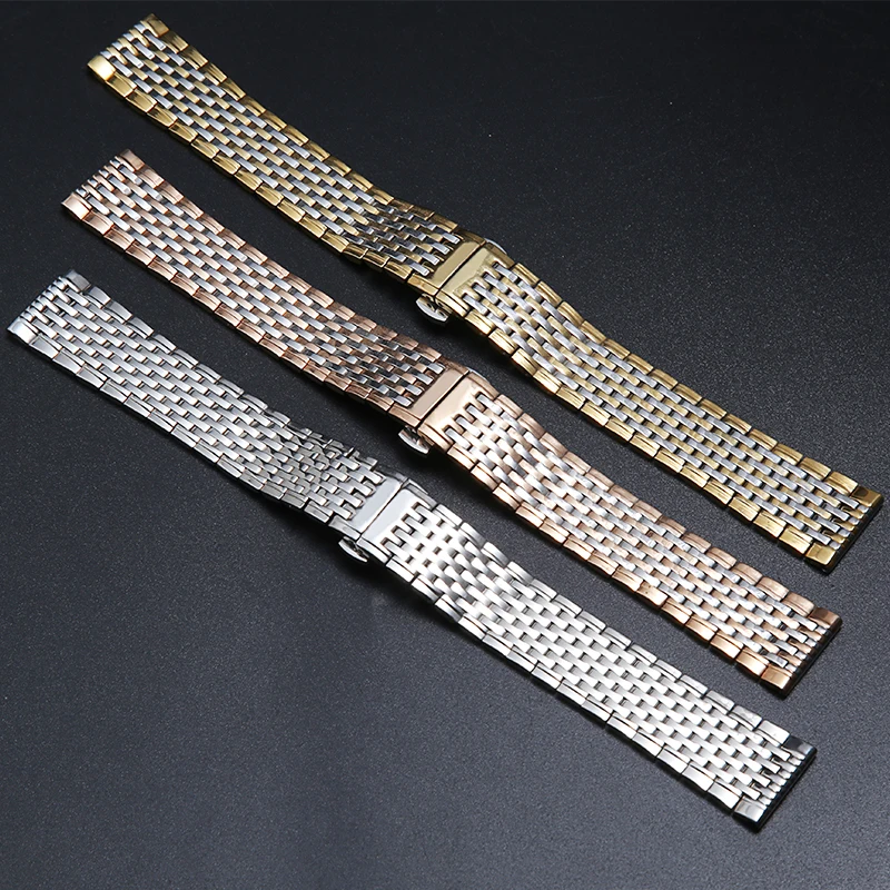 12 13 14 16 18 20mm silver rose gold stainless steel watchband for Longines L4 solid metal wrist deployment clasp bracelet belt
12 13 14 16 18 20mm silver rose gold stainless steel watchband for Longines L4 solid metal wrist deployment clasp bracelet belt