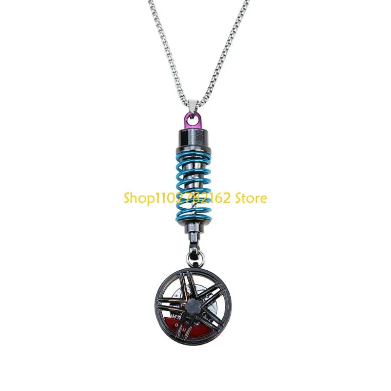 547B Car Decoration Metal Wheel with Shock Absorbers Ornament Interior Hanging Charm
547B Car Decoration Metal Wheel with Shock Absorbers Ornament Interior Hanging Charm