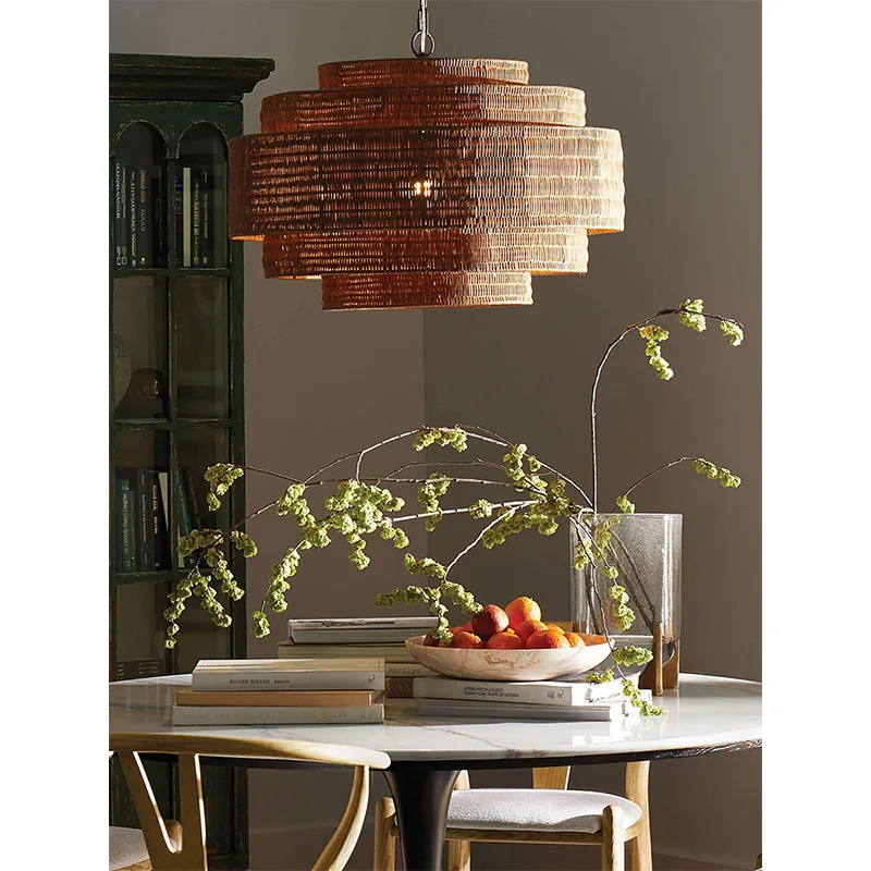 bamboo weaving lampshade design wabi sandy wind retro rattan weaving chandelier creative B & B restaurant lighting
bamboo weaving lampshade design wabi sandy wind retro rattan weaving chandelier creative B & B restaurant lighting