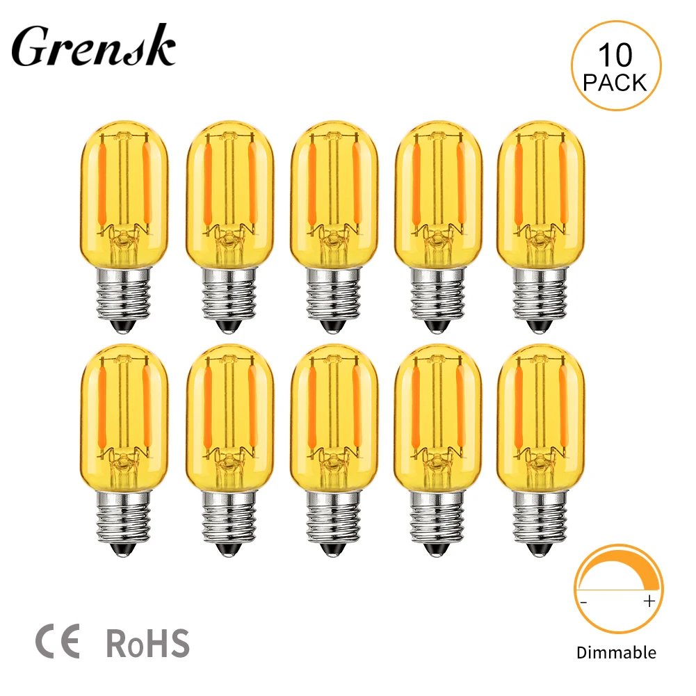 Vintage Tubular Led Bulb T22 1W Mini Tube Night Light E14 Base Orange Glass Decorative Christmas Pendant Light Replacement Lamps
Vintage Tubular Led Bulb T22 1W Mini Tube Night Light E14 Base Orange Glass Decorative Christmas Pendant Light Replacement Lamps