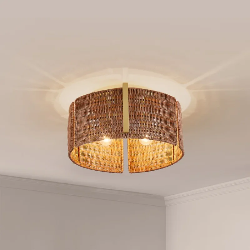 Vintage creative woven ceiling light, American style light suitable for homestay kitchens, restaurants, bedrooms, corridors
Vintage creative woven ceiling light, American style light suitable for homestay kitchens, restaurants, bedrooms, corridors