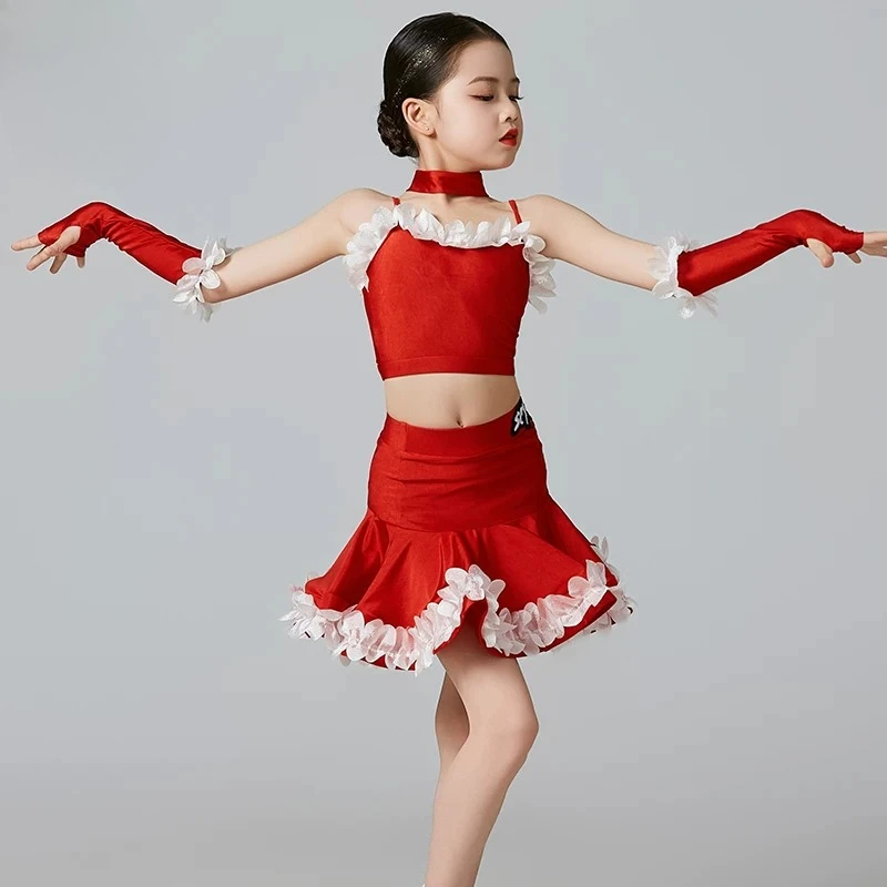 Children's Latin dance costume for girlsTraining and performance outfit for 2026 summer style Trendy high-end full-skirted dress
Children's Latin dance costume for girlsTraining and performance outfit for 2026 summer style Trendy high-end full-skirted dress
