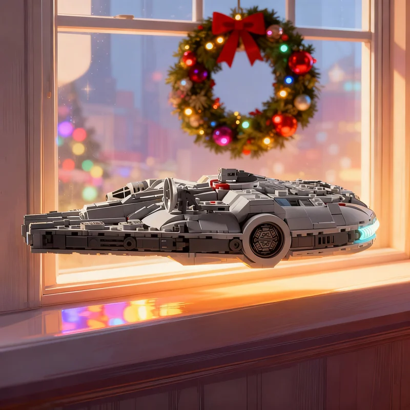 996 деталей MOC PiXEL DANs THE FALCON MIDI SIZED, модель UCS Star Battle, конструктор, игрушки, строительные блоки, рождественские подарки
996 деталей MOC PiXEL DANs THE FALCON MIDI SIZED, модель UCS Star Battle, конструктор, игрушки, строительные блоки, рождественские подарки