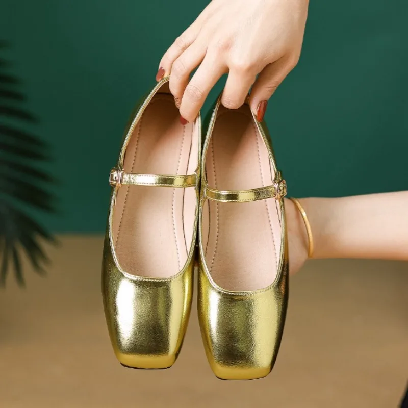 Classic Womens Mary Jane Shoes Fashion Square Head Casual Shoes for Woman Comfort Shallow Flat Shoe Designer Shoes Zapatos Mujer
Classic Womens Mary Jane Shoes Fashion Square Head Casual Shoes for Woman Comfort Shallow Flat Shoe Designer Shoes Zapatos Mujer