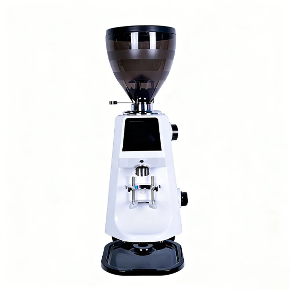 Commercial Automatic Espresso Weighing Control Big Capacity 74mm Flat Burr Type Electric Coffee Grinder
Commercial Automatic Espresso Weighing Control Big Capacity 74mm Flat Burr Type Electric Coffee Grinder
