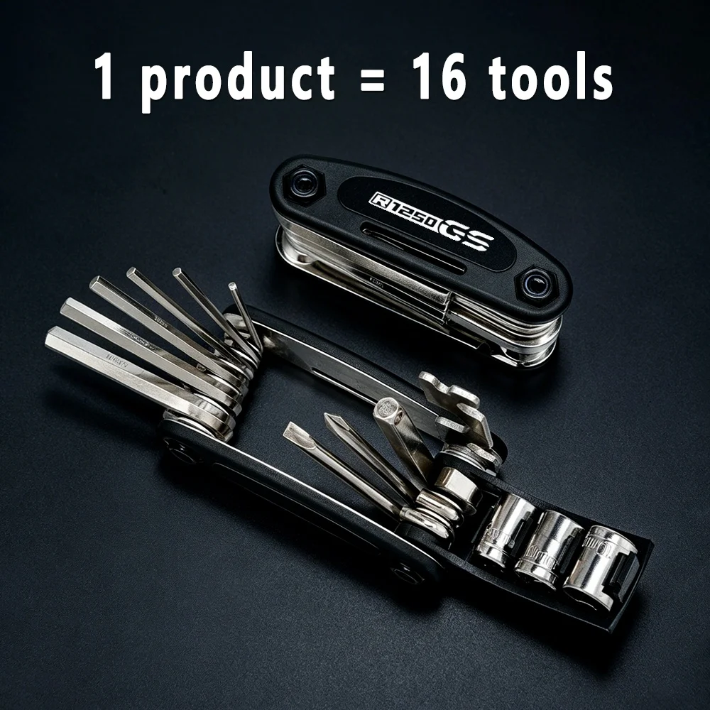 For BMW R GS1250 LC ADV R1250GS Portable Socket Wrench Folding Multi Repair Tool Set Multifunction Screwdriver Motorcycle Bike
For BMW R GS1250 LC ADV R1250GS Portable Socket Wrench Folding Multi Repair Tool Set Multifunction Screwdriver Motorcycle Bike