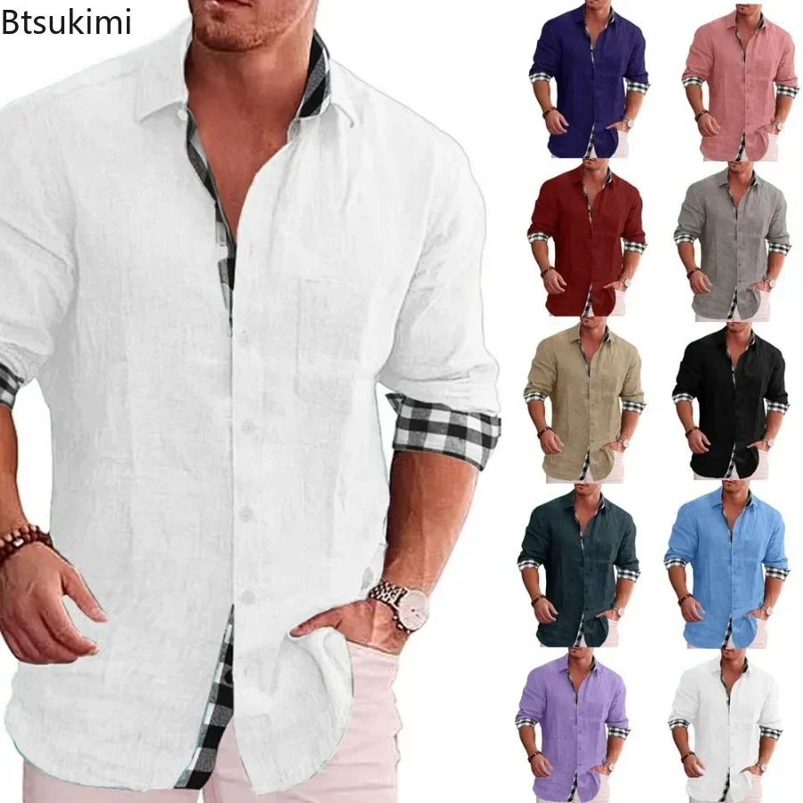 2024 Men's Casual Cotton Linen Shirts Oversized Spring Autumn Loose Soft BlouseTops Male Long Sleeve Tee Shirt Fashion Shirts
2024 Men's Casual Cotton Linen Shirts Oversized Spring Autumn Loose Soft BlouseTops Male Long Sleeve Tee Shirt Fashion Shirts