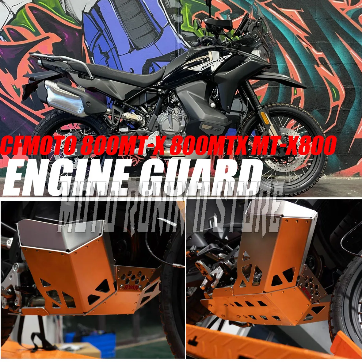 Motorcycle Engine Guard Plate Fuel Tank Protection Engine Guard Bar Chassis Protection Cover For CFMOTO 800MT-X 800MTX MT-X800
Motorcycle Engine Guard Plate Fuel Tank Protection Engine Guard Bar Chassis Protection Cover For CFMOTO 800MT-X 800MTX MT-X800