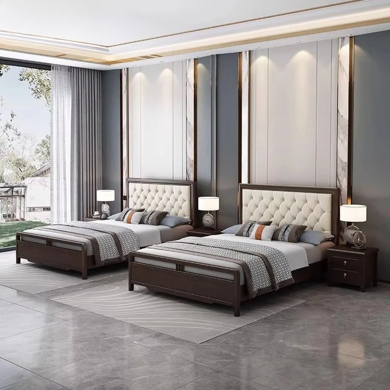 Chinese New Style Latest Wooden Box Bed Designs Factory Price Luxury Solid Wood Bed with Storage for Bedroom Furniture
Chinese New Style Latest Wooden Box Bed Designs Factory Price Luxury Solid Wood Bed with Storage for Bedroom Furniture