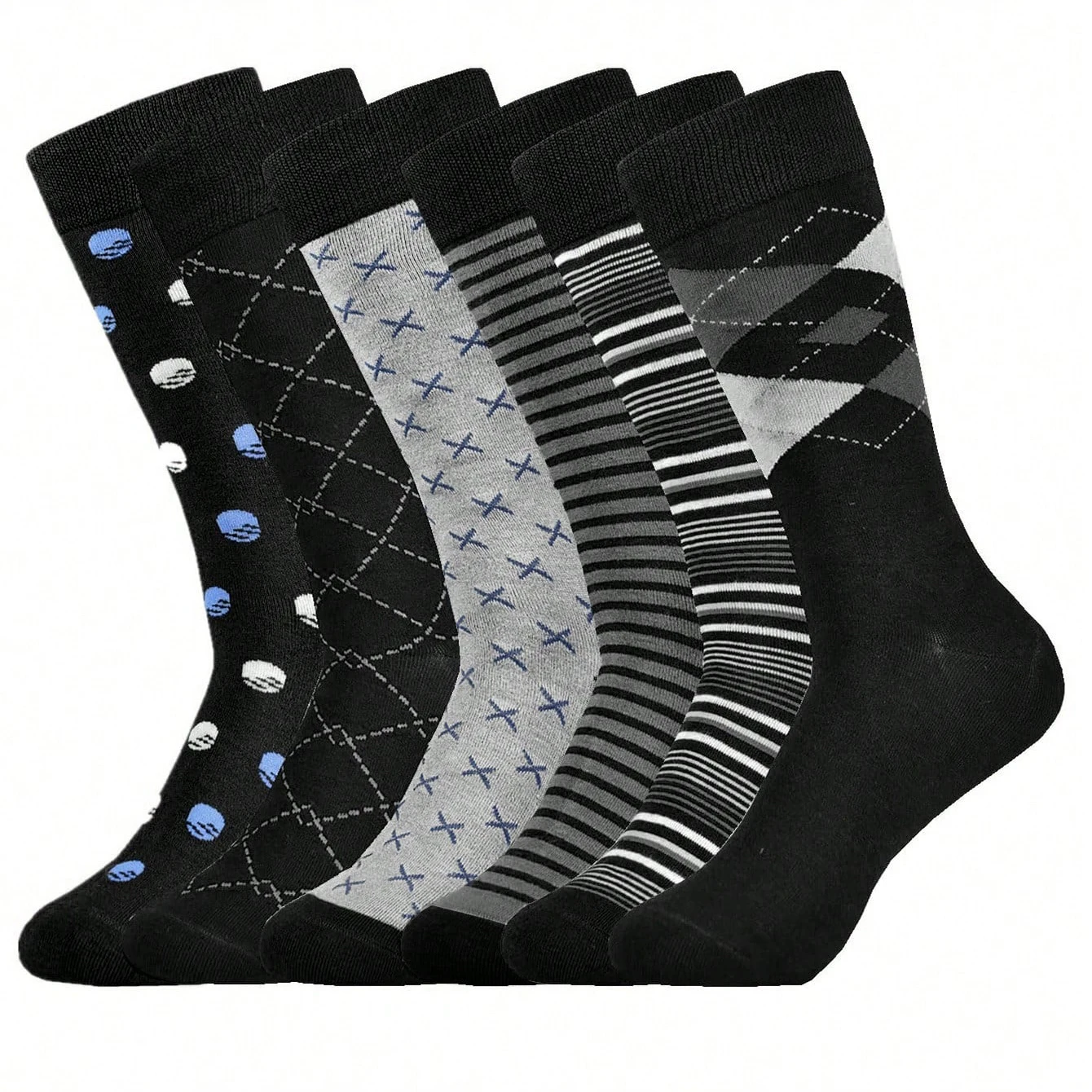 6 Pairs Solid Color Mid-Calf Sailor Socks for Spring & Autumn, Business Casual Socks
6 Pairs Solid Color Mid-Calf Sailor Socks for Spring & Autumn, Business Casual Socks
