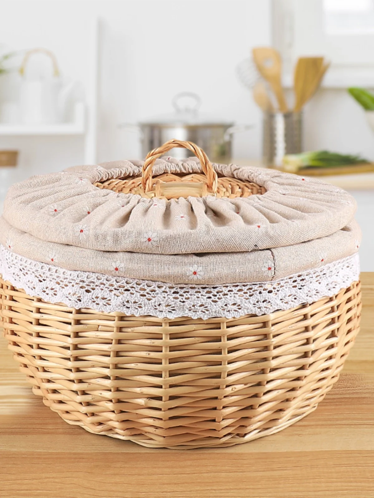 Willow Woven Sted Bun Basket Home Use Bread Basket with Lid Insulated Egg Basket Storage Basket Creative Sna Basket
Willow Woven Sted Bun Basket Home Use Bread Basket with Lid Insulated Egg Basket Storage Basket Creative Sna Basket