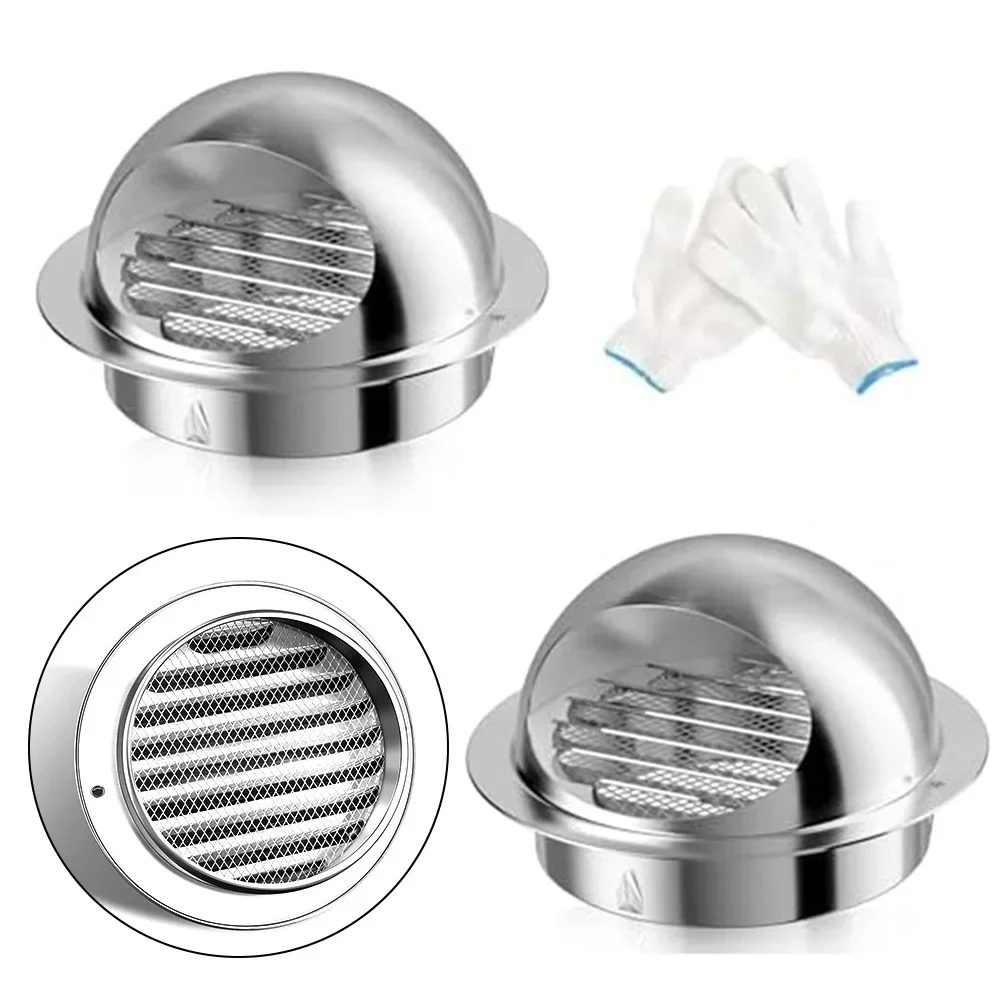 1pc/2pcs Round Bull Nose External Air Vent 304 Stainless Steel With Gloves 100mm Surpasses Plastic Vents For Tumble Dryer
1pc/2pcs Round Bull Nose External Air Vent 304 Stainless Steel With Gloves 100mm Surpasses Plastic Vents For Tumble Dryer
