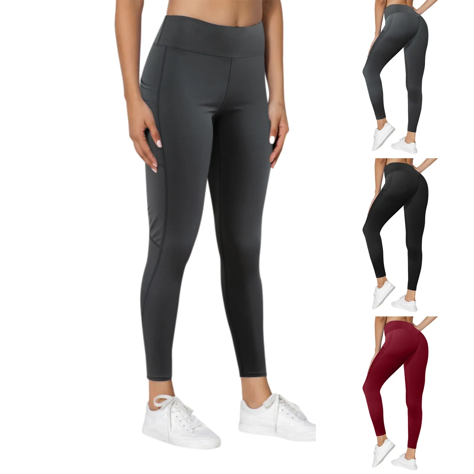Women's High Waist Slim Fit Workout Sports Pants Costume 2024 Running Casual Tights Leggings Pocket Decor Yoga Pants Costume
Women's High Waist Slim Fit Workout Sports Pants Costume 2024 Running Casual Tights Leggings Pocket Decor Yoga Pants Costume