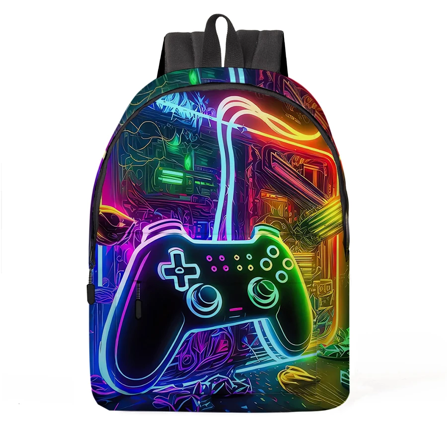 Game Controller Print Airplane Bags for Boy and Girls Best Gifts Large Capacity 2D Flat Cartoon School Backpack for Children
Game Controller Print Airplane Bags for Boy and Girls Best Gifts Large Capacity 2D Flat Cartoon School Backpack for Children