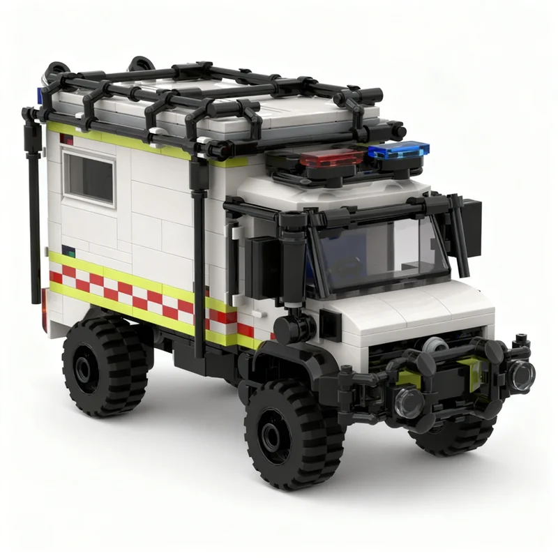 NEW 523PCS MOC Creative Model Unimog Ambulance Building Blocks Building Blocks Collectible Display Birthday Gift Decoration Home
NEW 523PCS MOC Creative Model Unimog Ambulance Building Blocks Building Blocks Collectible Display Birthday Gift Decoration Home