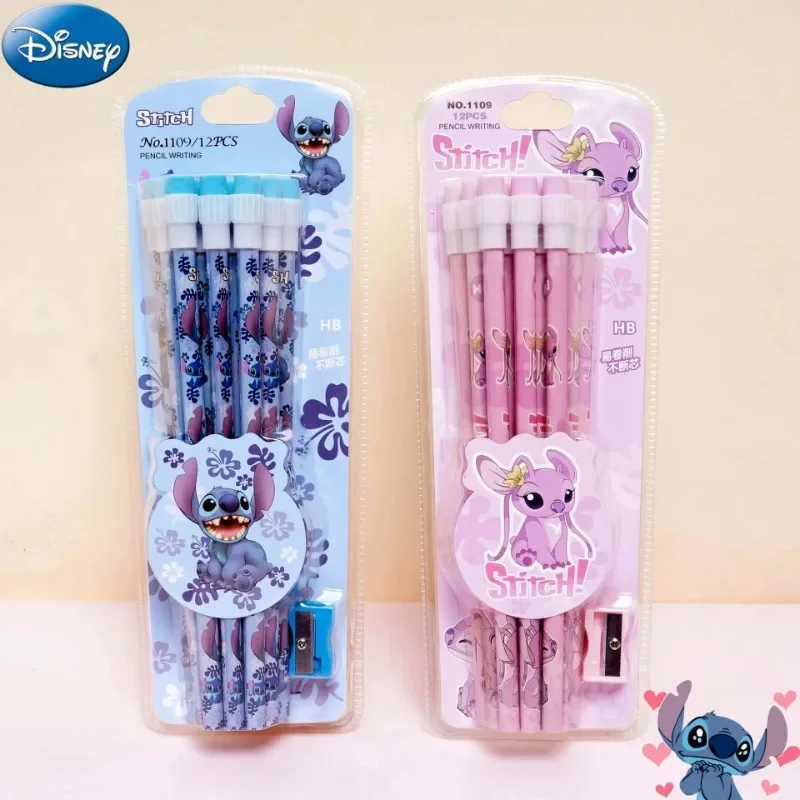 Anime 12pcs Stitch Disney HB Pencils Lilo & Stitch Cartoon Pencils Roller Stationery Box Set Writing Drawing Kids Birthday Gifts
Anime 12pcs Stitch Disney HB Pencils Lilo & Stitch Cartoon Pencils Roller Stationery Box Set Writing Drawing Kids Birthday Gifts