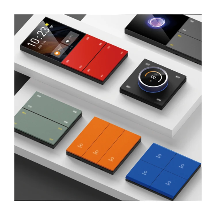 TianLai 3 Way Smart Switch Aluminum Light Panel Tuya Smart Scene Button Dimmer Switch
TianLai 3 Way Smart Switch Aluminum Light Panel Tuya Smart Scene Button Dimmer Switch