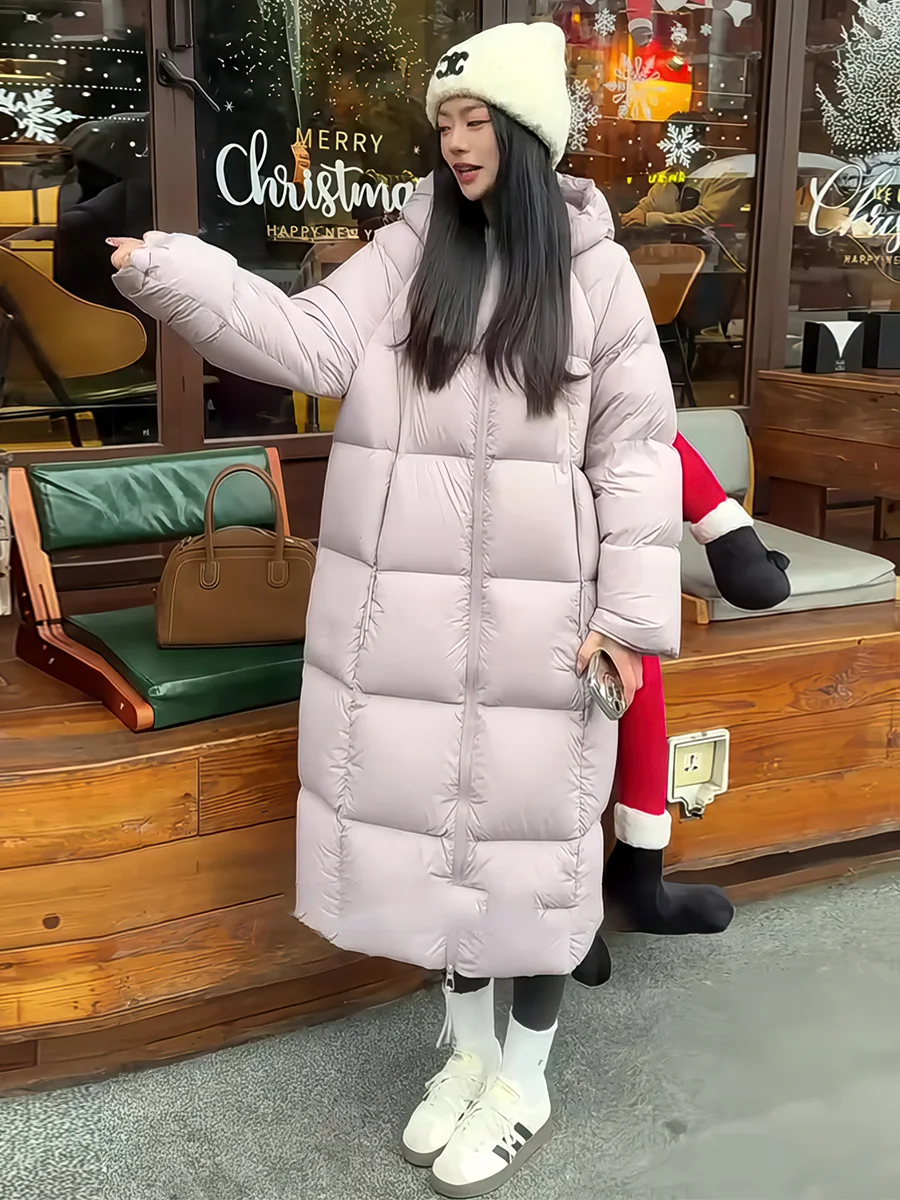 Корейская длинная женская зимняя куртка-пуховик нового фасона, укороченная, приталенная, белая, теплая, с капюшоном, на утином пуху
Корейская длинная женская зимняя куртка-пуховик нового фасона, укороченная, приталенная, белая, теплая, с капюшоном, на утином пуху