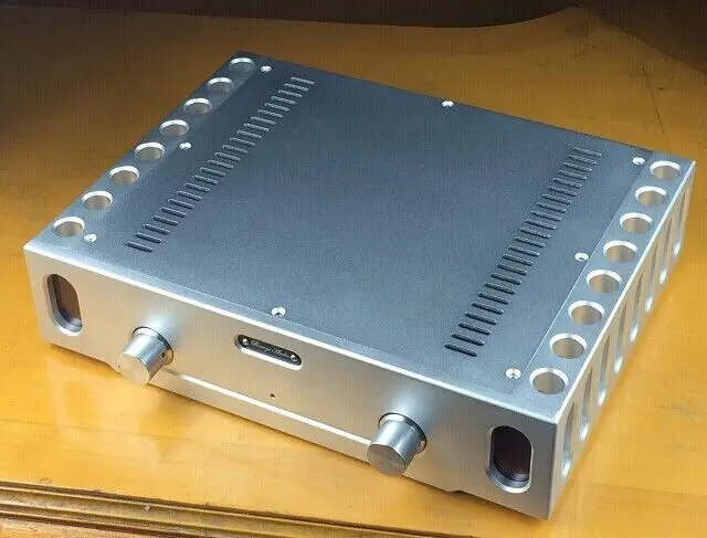 Diy HiFi aluminum Preamp Chassis Audio CNC Amplifier Case Size W361 H85 D270mm
Diy HiFi aluminum Preamp Chassis Audio CNC Amplifier Case Size W361 H85 D270mm