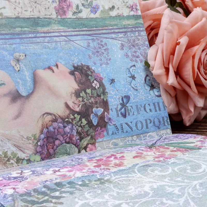 Floral Series Double-sided Paper Collage Material Scrapbook DIY Handbook Memo Notebook Stationery Craft Supplies Quilling Tool
Floral Series Double-sided Paper Collage Material Scrapbook DIY Handbook Memo Notebook Stationery Craft Supplies Quilling Tool