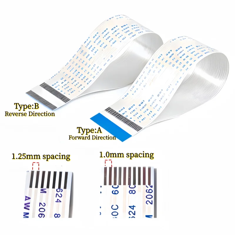 2PCS Extended Flexible FFC/FPC Cable 1.0/1.25mm Pitch 1000mm/1500mm/2000mm Length 5-40 Pin Connector for Electronics
2PCS Extended Flexible FFC/FPC Cable 1.0/1.25mm Pitch 1000mm/1500mm/2000mm Length 5-40 Pin Connector for Electronics