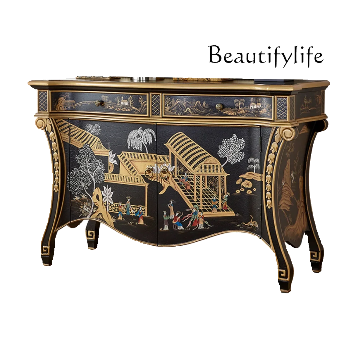 American porch cabinet entry solid wood decoration living room partition new Chinese retro corridor decoration fashion
American porch cabinet entry solid wood decoration living room partition new Chinese retro corridor decoration fashion