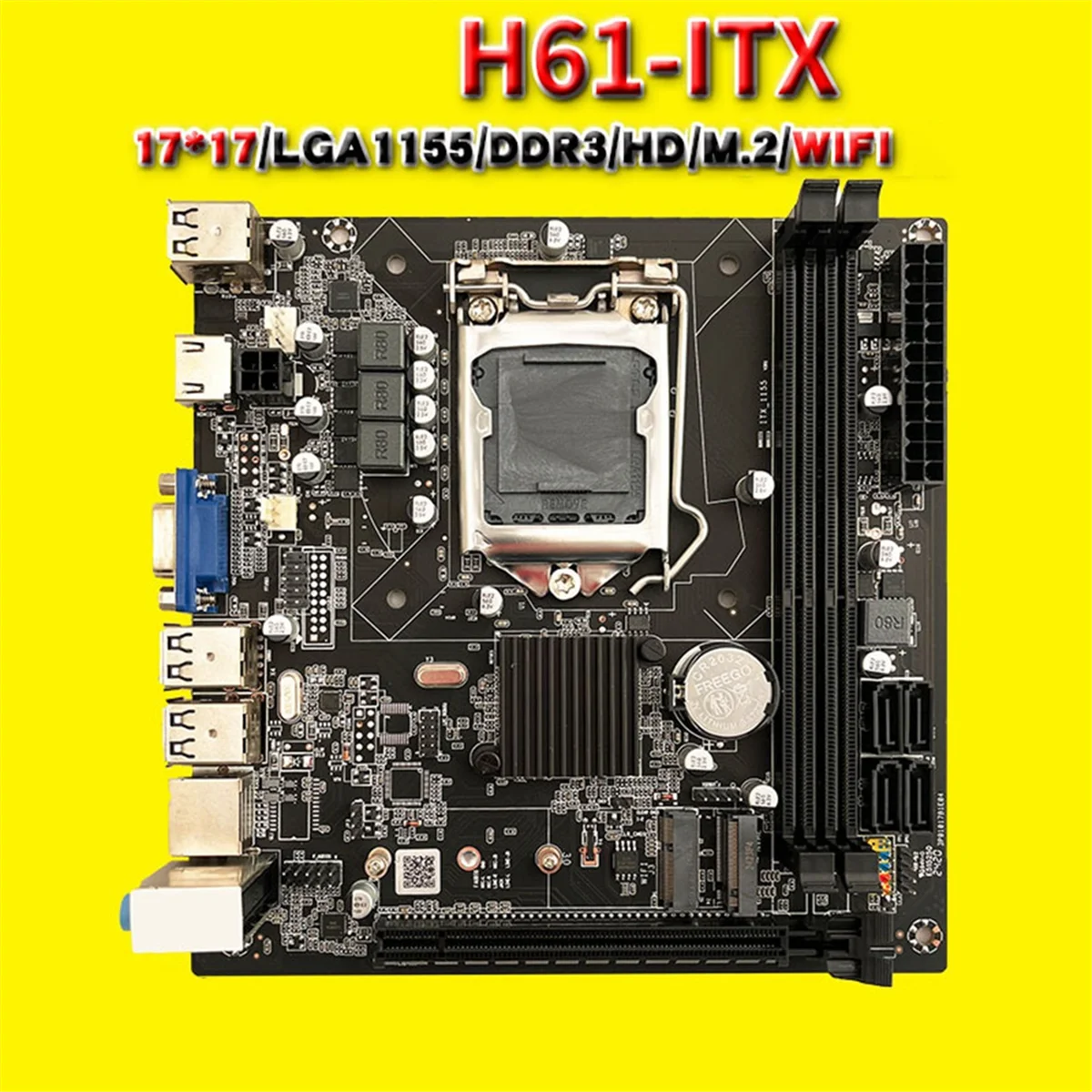 Материнская плата H61, комплект LGA 1155, процессор для настольного ПК, ноутбука, поддержка DDR3 M.2
Материнская плата H61, комплект LGA 1155, процессор для настольного ПК, ноутбука, поддержка DDR3 M.2