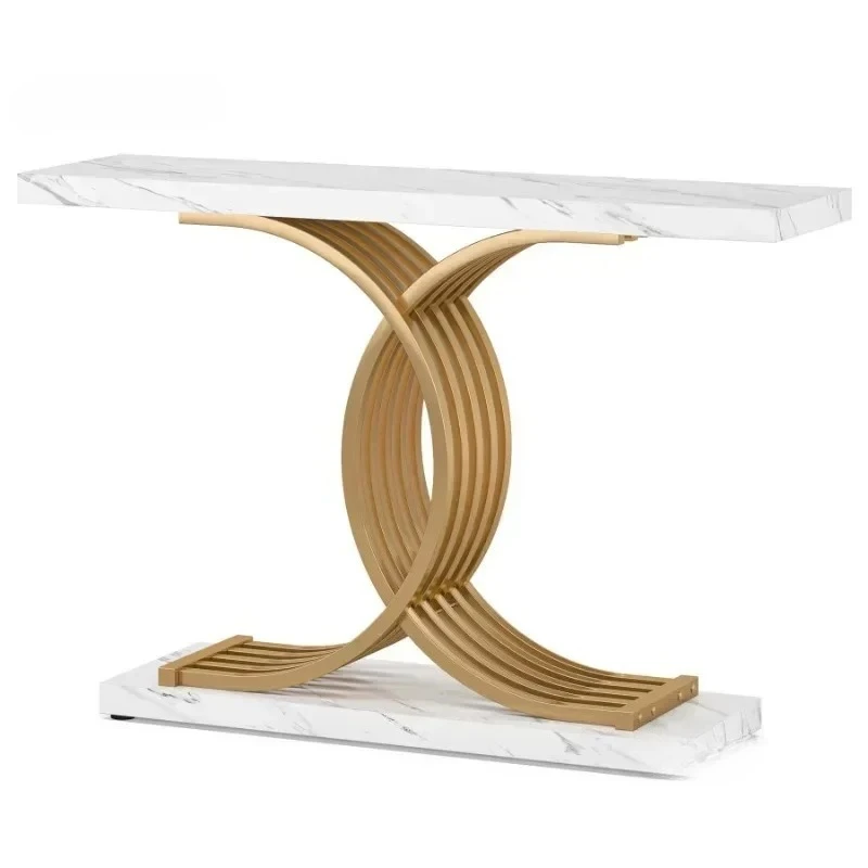 Creative Luxury Hallway Entryway Table Home Furniture Modern Living Room Villa Narrow Console Table with Geometric Metal Legs d
Creative Luxury Hallway Entryway Table Home Furniture Modern Living Room Villa Narrow Console Table with Geometric Metal Legs d