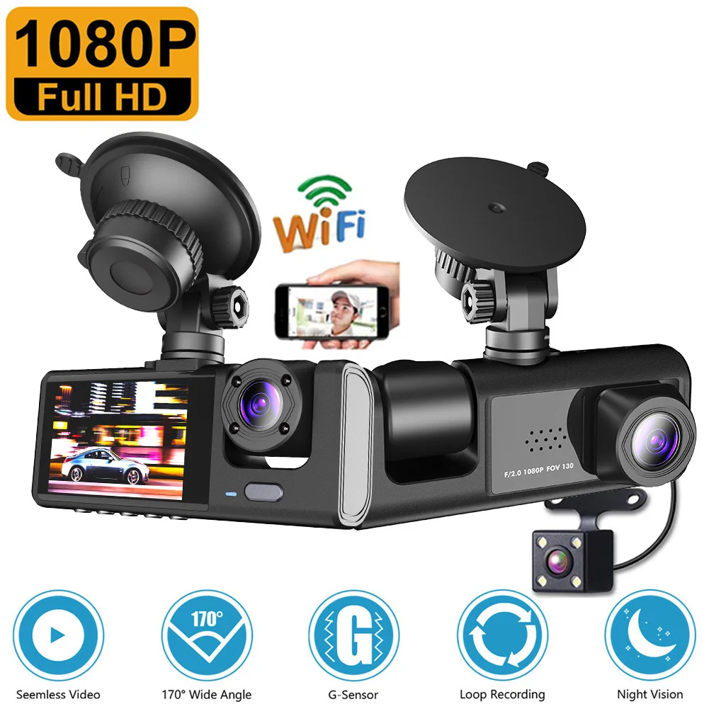 Car DVR Dash Cam WiFi Full HD 1080P Rear View Vehicle Car Camera Car Video Recorder Black Box Auto DVRs Dashcam Car Accessories
Car DVR Dash Cam WiFi Full HD 1080P Rear View Vehicle Car Camera Car Video Recorder Black Box Auto DVRs Dashcam Car Accessories