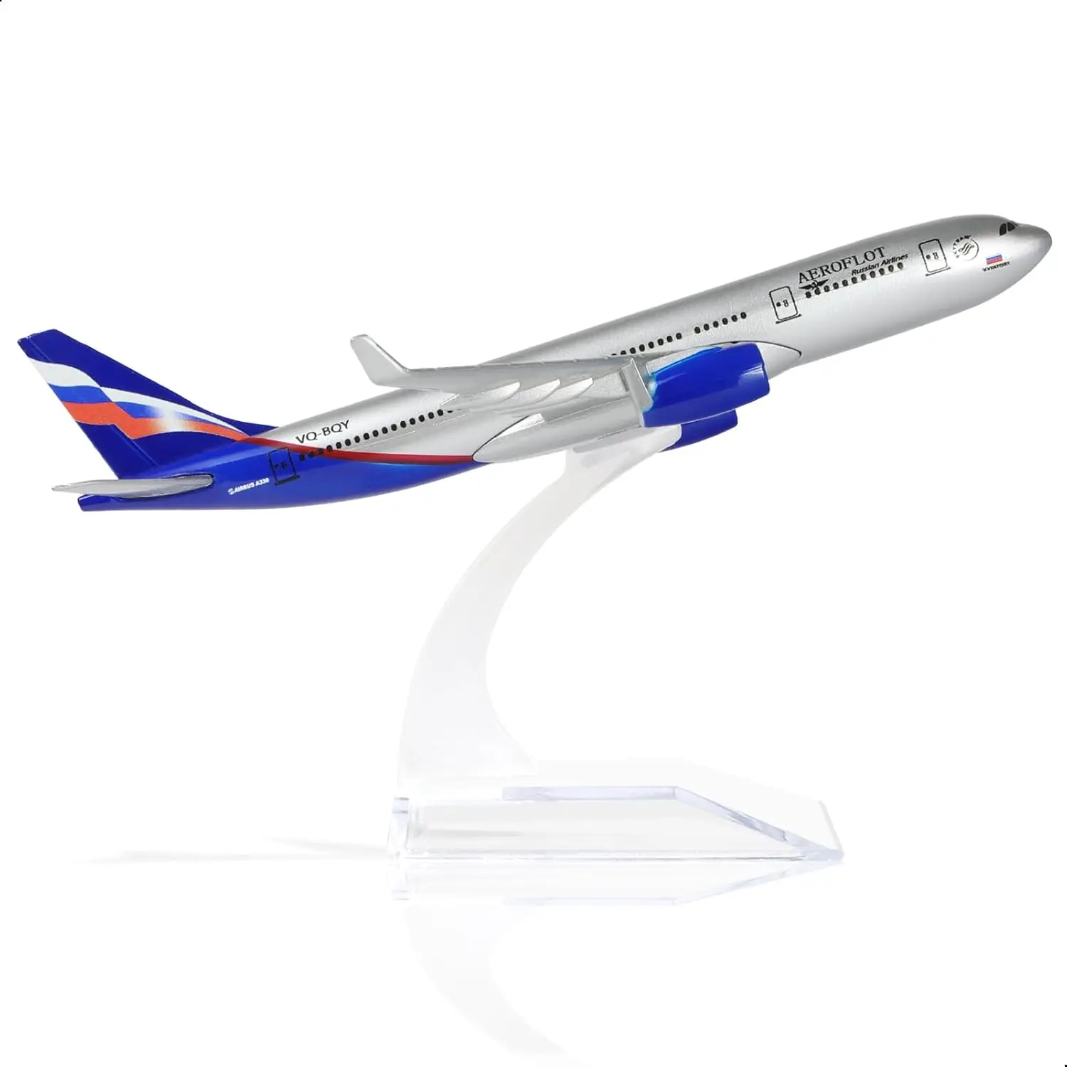 16cm Russian A330 Die-cast Metal Airplane Model with Stand static exhibition Alloy Model Airplane for Collections and Displays
16cm Russian A330 Die-cast Metal Airplane Model with Stand static exhibition Alloy Model Airplane for Collections and Displays
