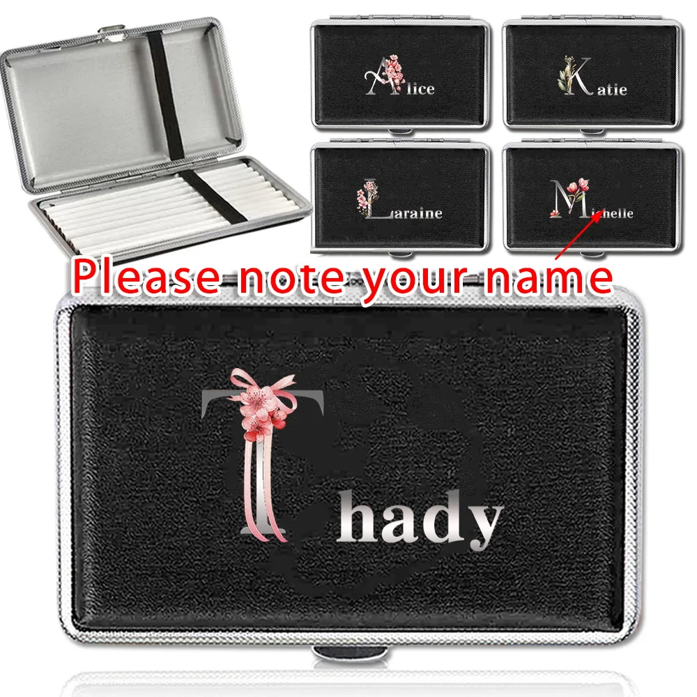 Customized Name Portable Cigarette Storage Case PU Cigar Organizer Box Leather Tobacoo Container Smoking Accessories Personalize
Customized Name Portable Cigarette Storage Case PU Cigar Organizer Box Leather Tobacoo Container Smoking Accessories Personalize